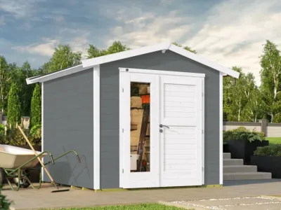 Gartenhaus 224 A Gr. 2 21 mm grau Produktbild #1