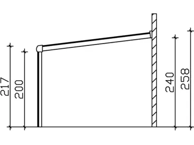 Terrassenüberdachung Genua Aluminium Produktbild #6