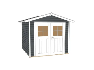 Gerätehaus 224 Gr. 1 21 mm anthrazit Produktbild #3