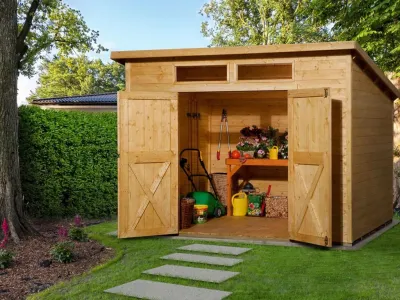 Gerätehaus 325 A Gr. 2 19 mm lasiert Produktbild #1