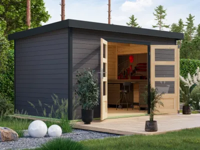Gartenhaus Pluto 7 28 mm Produktbild #1