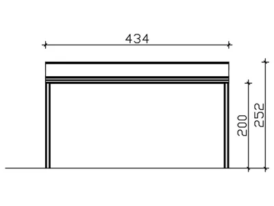 Terrassenüberdachung Genua Aluminium Produktbild #8