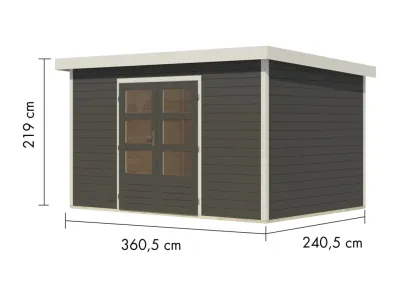 Gartenhaus Pluto 7 28 mm Produktbild #12