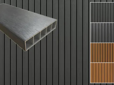 Sonnenbrecher WPC Beschattungsprofil Co extrudiert Produktbild #1