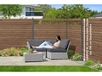 Bohlenset für Steckzaunsystem GARDO XL DIY Kiefer Produktbild #10