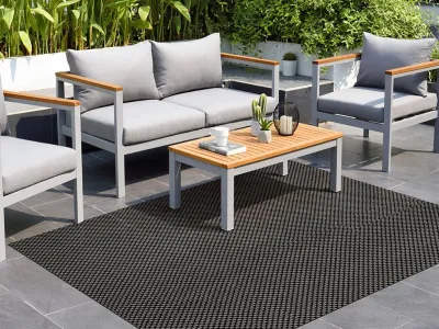 Outdoor-Teppich - Küchenläufer Grillmatte Bodenschutz Delux Abstrakt Produktbild #2