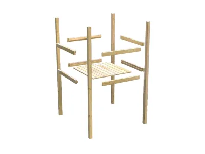 Spielturm Frieda naturbelassen inkl. Doppelschaukel Produktbild #4