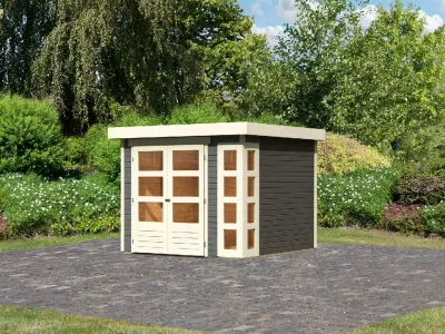 Gartenhaus Kerko 3,5 19 mm terragrau Produktbild #9