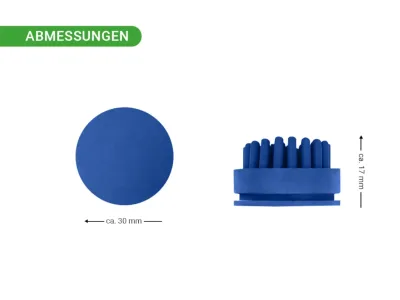 Bürsteneinsätze für Ringgummimatte-Schwerlast 23 mm Produktbild #4
