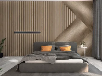 Akustikpaneele SilentDesign Eiche Ebro 300 cm Produktbild #1