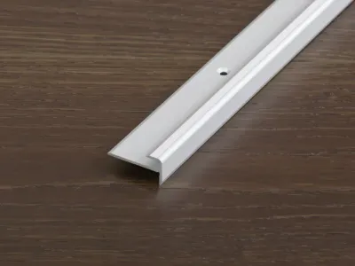 Treppenkantenprofil PROSTEP Aluminium eloxiert Silber Produktbild #1