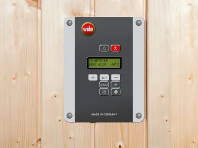 Sauna Systemsauna Kiruna 1 inkl. 3,6 kW Bio-Ofen Produktbild #8