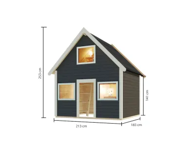 Spielhaus Kalle terragrau Produktbild #3