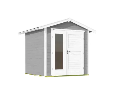 Gartenhaus 224 A Gr. 1 21 mm grau Produktbild #2