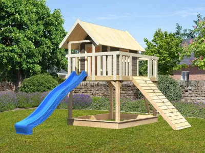Stelzenhaus Fidel SET terragrau Produktbild #1
