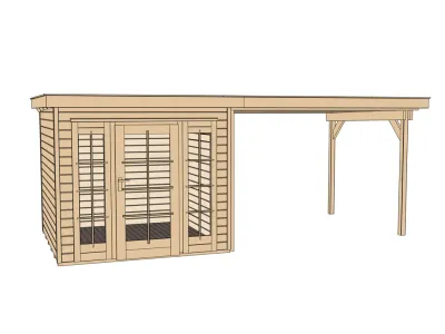 Gartenhaus 172 Gr. 2 21 mm naturbelassen Produktbild #3