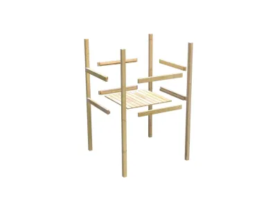 Stelzenhaus Fidel SET naturbelassen Produktbild #6
