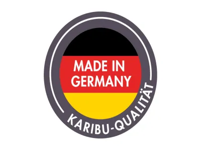Sauna Amelia 2 naturbelassen mit bronzierter Ganzglastür Produktbild #12