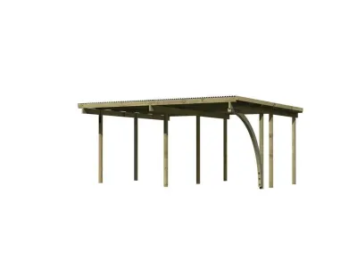 Carport Doppelcarport 1 ECO inkl. 1 Einfahrtsbogen Produktbild #5