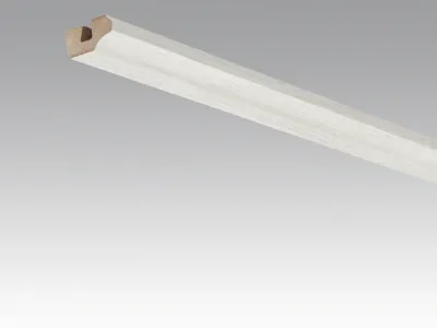 Wand- und Deckenleiste Eiche weiß deckend 4069 Dekor Produktbild #1