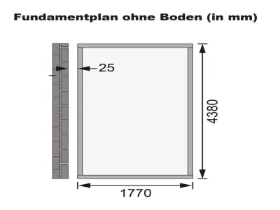 Gerätehaus Anlehnhaus Wandlitz 5 19 mm naturbelassen Produktbild #3