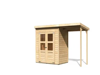 Gerätehaus SPARSET Merseburg 2 ECO 14 mm naturbelassen Produktbild #5