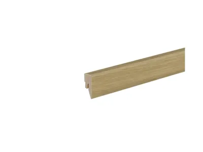 Sockelleiste Topline furniert Eiche weiß Produktbild #1