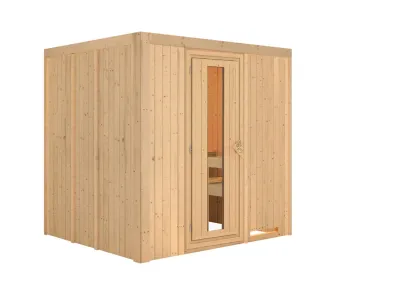 Systemsauna Sodin Holztür mit Isolierglas Produktbild #5
