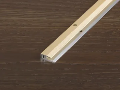 Abschlussprofil PROCOVER Designfloor S Aluminium eloxiert Champagne Produktbild #1
