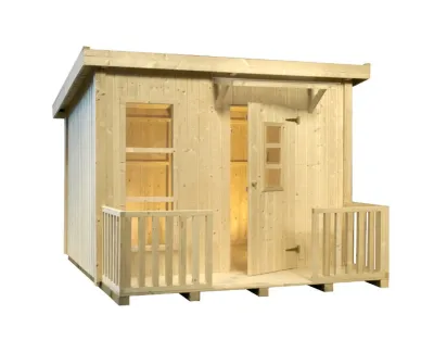 Spielhaus Harry 3,1 m² naturbelassen Produktbild #2