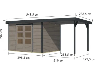 Gartenhaus Jupiter 4 19 mm Produktbild #10