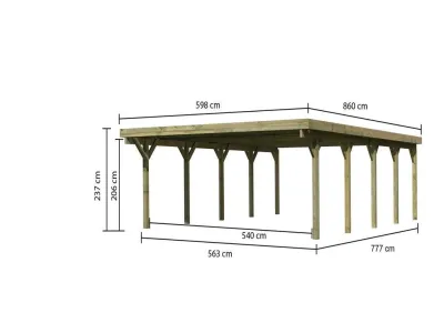 Carport Doppel 3 CLASSIC Produktbild #5