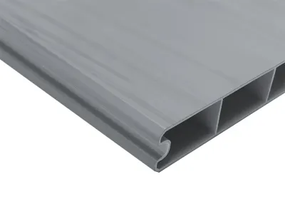 Gartenzaun Sichtschutzzaun PVC Stecksystem Grey Oak Produktbild #6