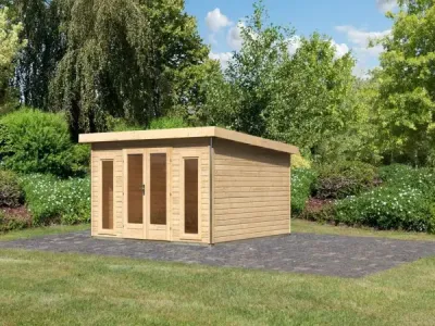Gartenhaus Radeburg 3 40 mm naturbelassen Produktbild #1