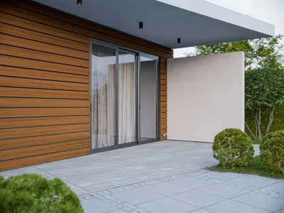 Sonnenbrecher WPC Beschattungsprofil Co extrudiert Produktbild #7