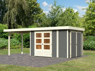 Gartenhaus Retola 4 Set terragrau Produktbild #1