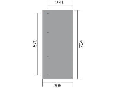 Terrassenüberdachung - Anlehncarport 671 Gr. 5 Produktbild #4