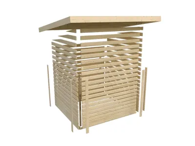 Gartenhaus Olaf 3 naturbelassen Produktbild #5