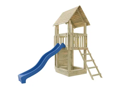 Spielturm Ship Tower KDI inkl. Rutsche blau Produktbild #11
