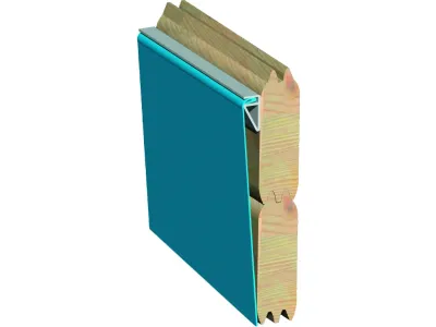 Holzpool Modell 4X Set naturbelassen Produktbild #2