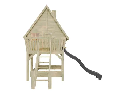 Stelzenhaus Clubhouse KDI inkl. Rutsche grau Produktbild #4