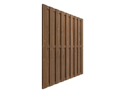 Bretterzaun Pinus DIY-Bausatz Kiefer KDI braun Produktbild #4