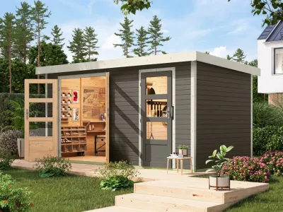 Gartenhaus Merkur 19 mm Produktbild #1
