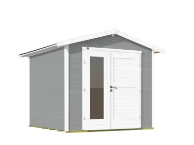 Gartenhaus 224 A Gr. 2 21 mm grau Produktbild #2