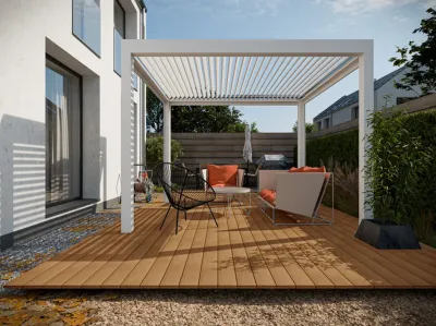 Terrassendiele WPC braun Holzoptik geprägte Oberfläche Produktbild #4