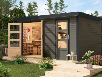 Gartenhaus Merkur 19 mm Produktbild #1