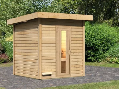 Saunahaus Hytti 2 naturbelassen Produktbild #9