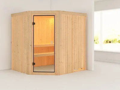 Elementsauna 68 mm Celine 1 SPARSET inkl. 6,8 kW Saunaofen und ext. Steuerung Produktbild #7