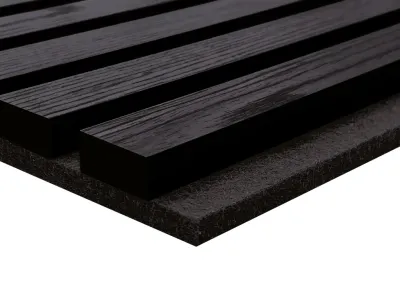 Akustikpaneele Wandverkleidung Black Oak 240 cm Filz schwarz Produktbild #3