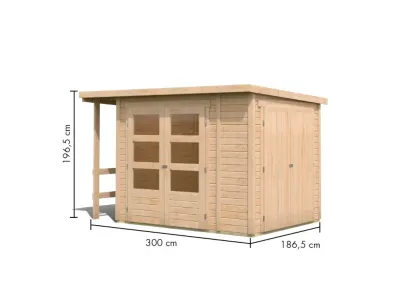 Gartenhaus Multifunktionshaus 1 naturbelassen Produktbild #9